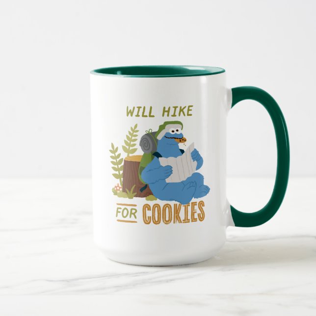 Cookie Monster | Will Hike For Cookies Mug (Right)