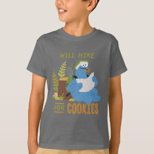 Cookie Monster   Will Hike For Cookies T-Shirt