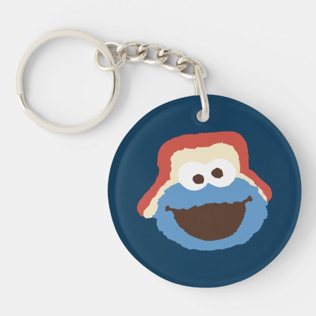 Cookie Monster Woodland Face (Devant)