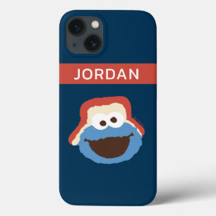 Cookie Monster Woodland Face   Add Your Name iPhone 13 Case