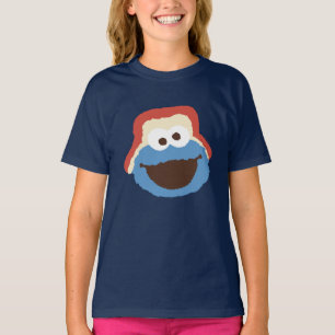 Cookie Monster Woodland Face T-Shirt