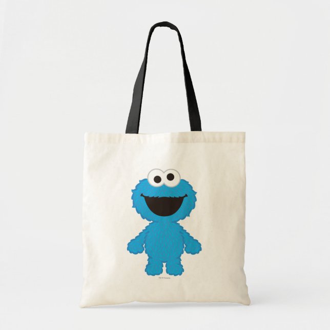 Cookie Monster Wool Style Tote Bag (Front)