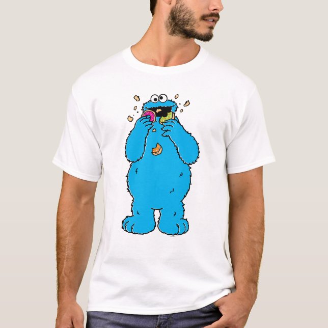 Cookie MonsterDonut Destroyer 2 T-Shirt (Front)