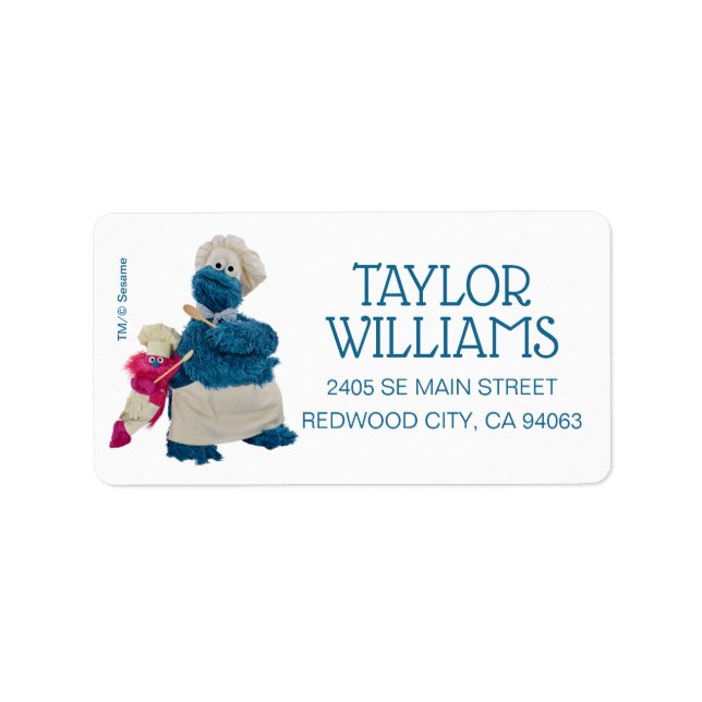 Cookie Monster's Food Truck Partners Label (Front)