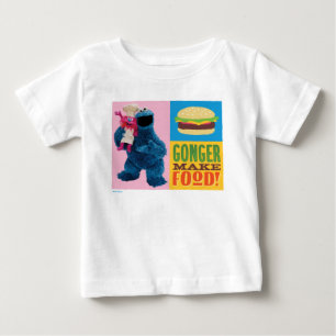 Cookie Monster's Foodie Truck   Gonger Make Food Baby T-Shirt