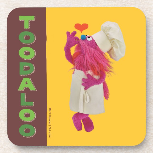 Cookie Monster's Foodie Truck | Toodaloo Coaster (Front)
