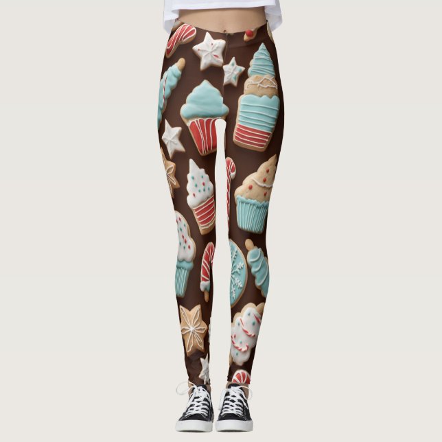 Cookie motifs leggings (Front)