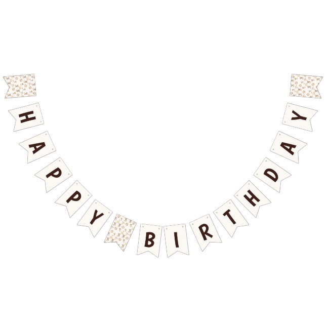 Cookie & Mouse Birthday Party Bunting Flags (All)