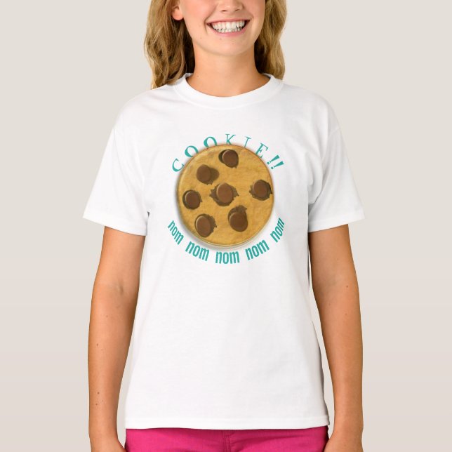 Cookie ! ! Nom Nom Nom Nom T-shirt (Devant)