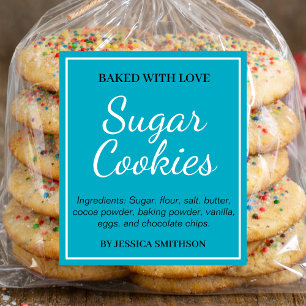 Cookie (or any wording) Homemade label CK006wn