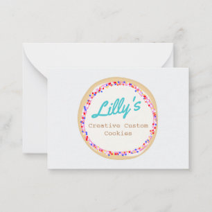 Cookie or Cupcake Decorator Card