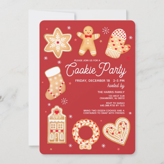 Cookie Party Invitation (Front)