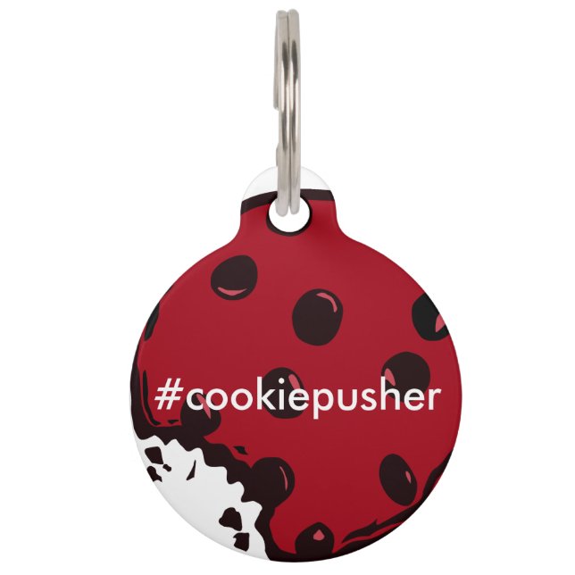 Cookie Pusher Dog Tag (Front)