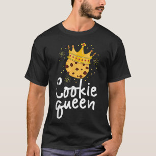 Cookie Queen Cute Chocolate Chip Foodie Baking Lov T-Shirt