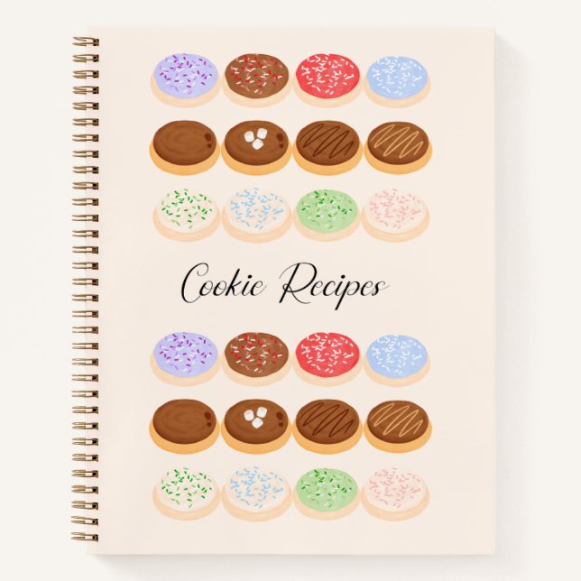 Cookie Recipe Notebook (Front)