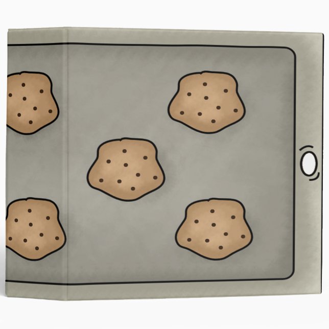 cookie sheet recipe notebook binder (Front/Spine)