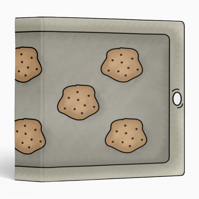 cookie sheet recipe notebook binder (Front/Spine)