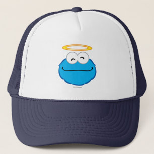 Cookie Smiling Face with Halo Trucker Hat