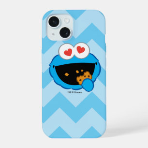 Cookie Smiling Face with Heart-Shaped Eyes iPhone 15 Case