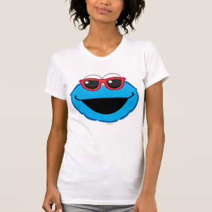 Cookie Smiling Face with Sunglasses T-Shirt