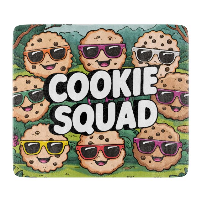Cookie Squad Cutting Board (Front)