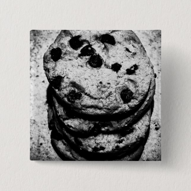 cookie stairs 2 inch square button (Front)