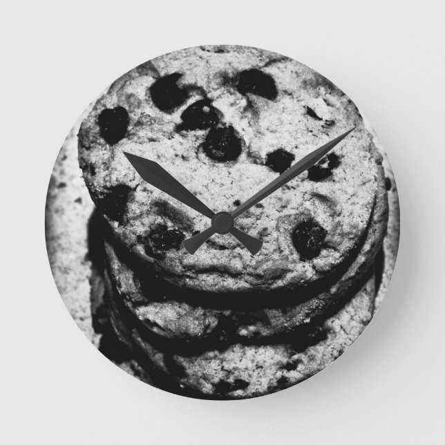 cookie stairs round clock (Front)