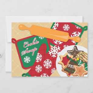 Cookie Swap Exchange Holiday Invitation