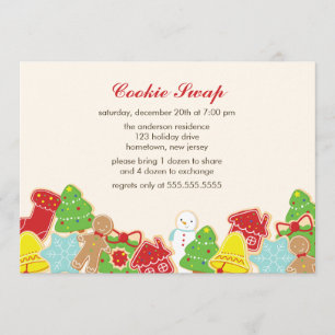 Cookie Swap Party Invitation