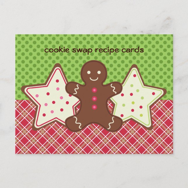 Cookie Swap Recipe Cards (Front)