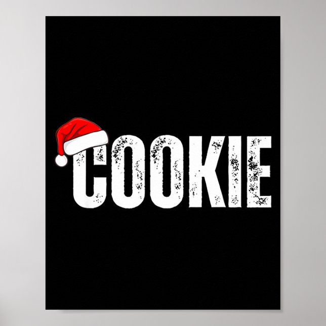 Cookie Taster Cookie Christmas Matching Couple  Poster (Front)