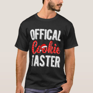 Cookie Taster Cookie Christmas Matching Couple  T-Shirt