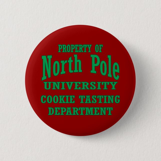 Cookie Tasting Department 2 Inch Round Button (Front)