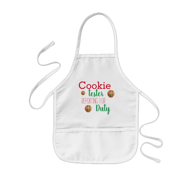 Cookie Tester Kids Apron (Front)