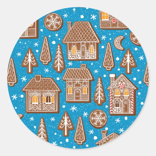 Cookie town classic round sticker (Front)