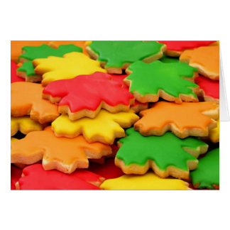 Cookies à sucre feuille
