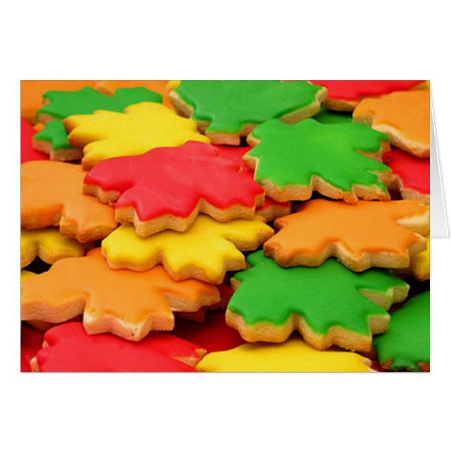 Cookies à sucre feuille (Devant horizontal)
