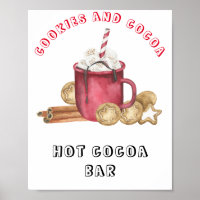 Cookies and cocoa baby shower Hot cocoa bar
