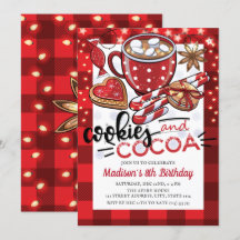 Cookies and Cocoa Christmas Birthday