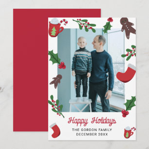 Cookies and Cocoa Christmas Custom Holidays Cute Invitation