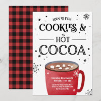 Cookies and Cocoa Holiday Christmas Hot chocolate