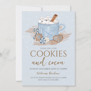 Cookies and Cocoa Holiday Party Invitation