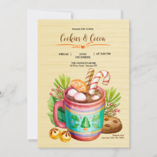 Cookies and Cocoa Invitation