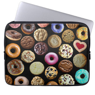 Cookies and Doughnuts Laptop Sleeve