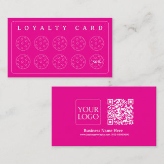 Cookies Bakery Baker Coffee Shop Homemade Business Loyalty Card