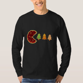 Cookies Buffalo Eating Tree Gingerbread Christmas T-Shirt