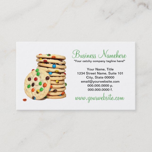 Cookies Carte de visite (Devant)