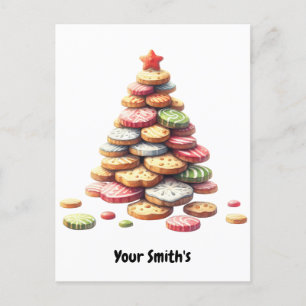 cookies Christmas Holiday Postcard