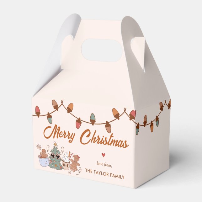 Cookies Christmas Party  Favor Box (Front Side)