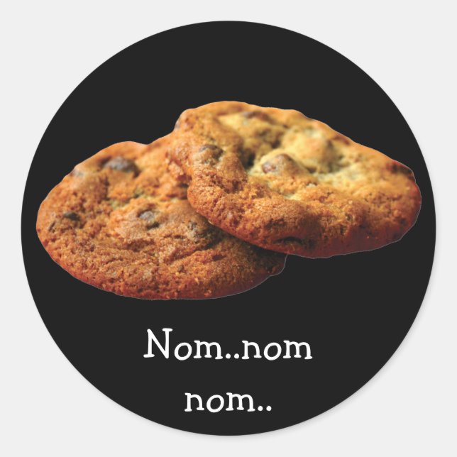 Cookies Classic Round Sticker (Front)
